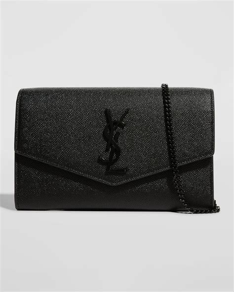 ysl uptown pouch chain|saint laurent quilted pouch.